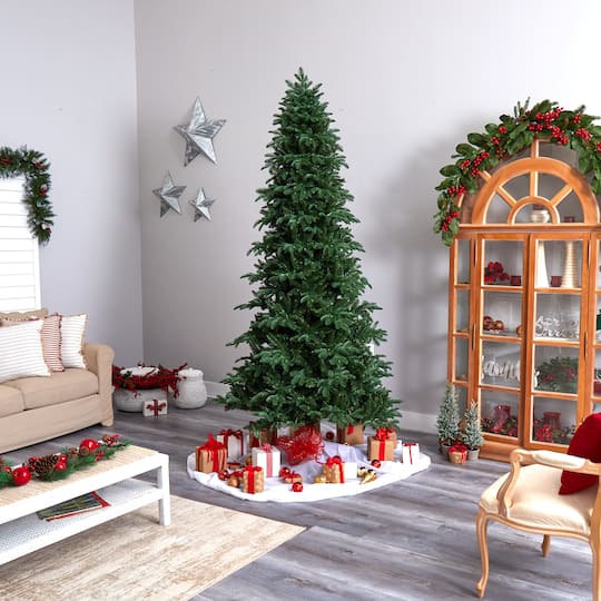 9ft. Pre-Lit South Carolina Fir Artificial Christmas Tree, Clear Lights